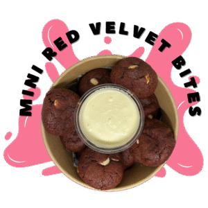 Mini Cookie Bites Box - Red Velvet